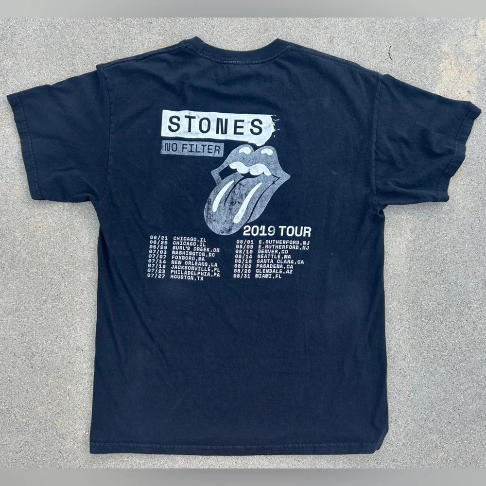 Rolling Stones T-Shirt Heavyweight 100% Cotton Men Size Large Made in Mexico - Picture 6 of 9